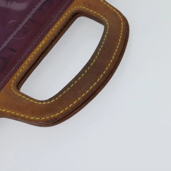 LOUIS VUITTON Monogram Vernis Stanton Tote Bag Purple Viole M91079 Auth KD074 - Picture 8 of 16